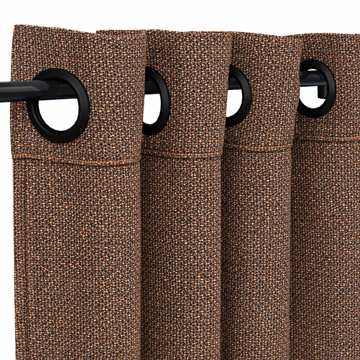 Sunbrella Lopi Coconut Curtain - Image 2 | ZIPCushions - view 4