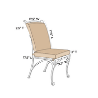 OW Lee San Cristobal Dining Chair Replacement Cushions