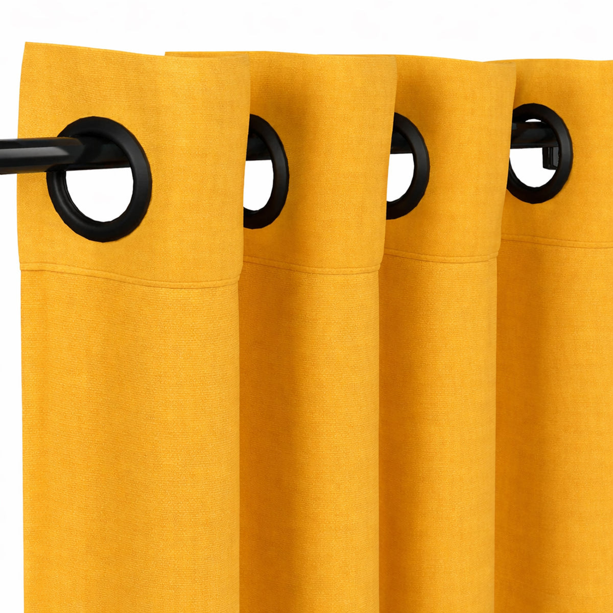 Sunbrella® Canvas Mimosa Curtain
