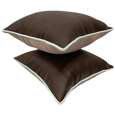 Luxurious Contrast: Throw Pillow Covers
