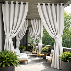 Sunbrella Canvas Marble Curtain - alternate view