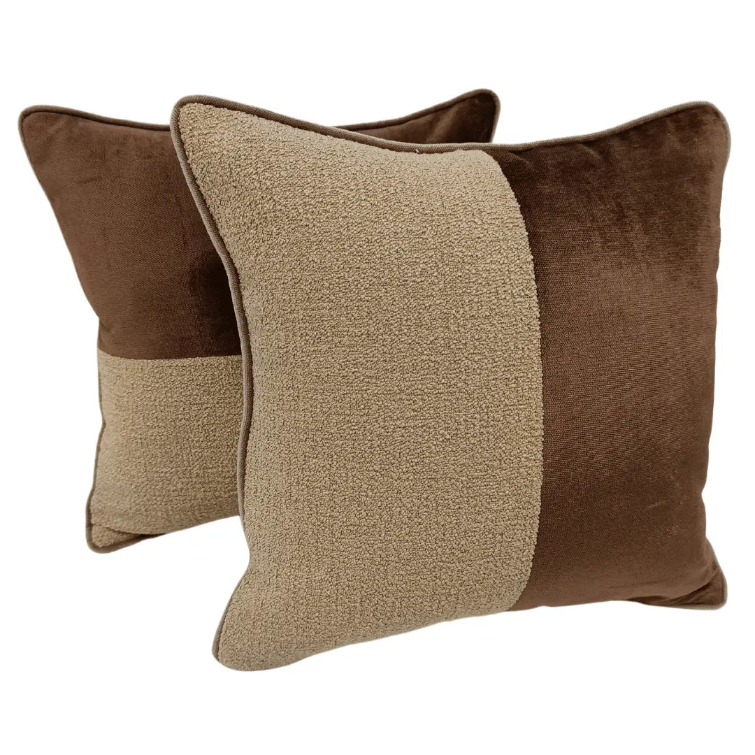 Luxurious Indoor Pillow Covers with Textured Contrast | ZIPCushions