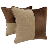 Luxurious Indoor Pillow Covers with Textured Contrast