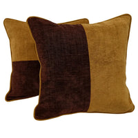 Rich Two Tone Pillow Cover