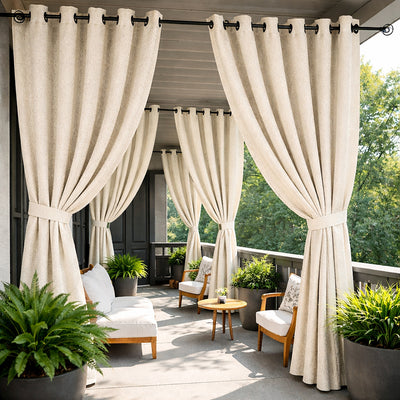 Sunbrella Lopi Marble LOP R018 Curtain - alternate view