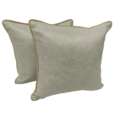 Luxe Contrast Piped Pillow Cover