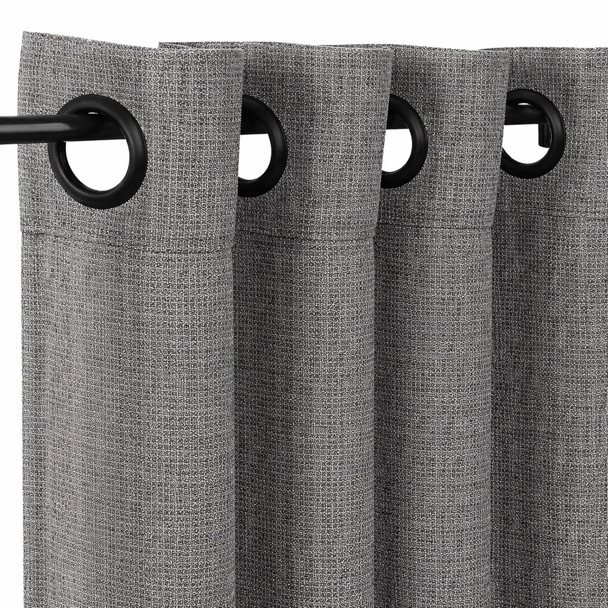 Sunbrella Bliss Smoke Curtain - Image 2 | ZIPCushions - view 4