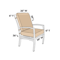 OW Lee St. Charles Replacement Lounge Chair Cushions