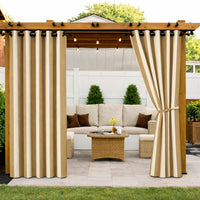 Sunbrella Maxim Heather Beige Curtain