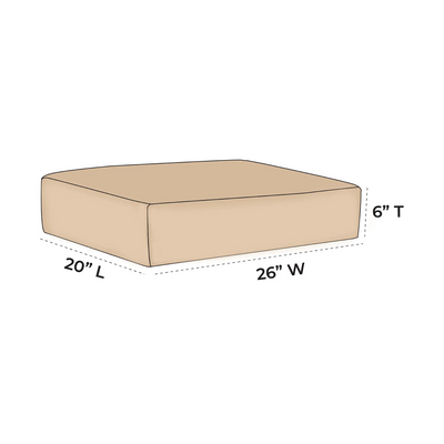 OW Lee Studio Replacement Ottoman Cushion