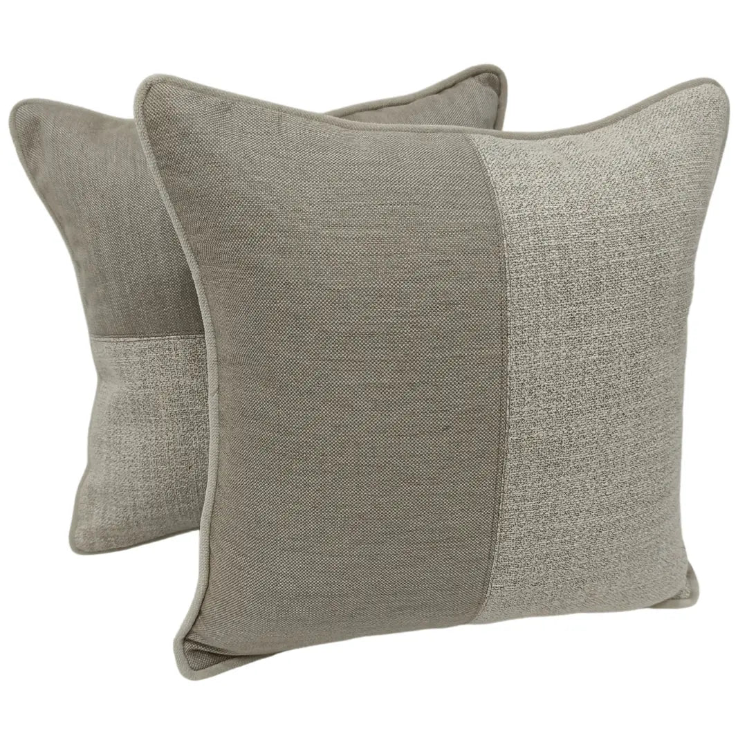 Timeless Beige Accent Pillow Covers (16x16, Set of 2) | ZIPCushions