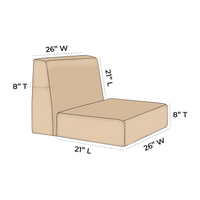 OW Lee Studio Replacement Lounge / Sectional Cushions