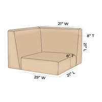 OW Lee Studio Replacement Corner Sectional Cushions