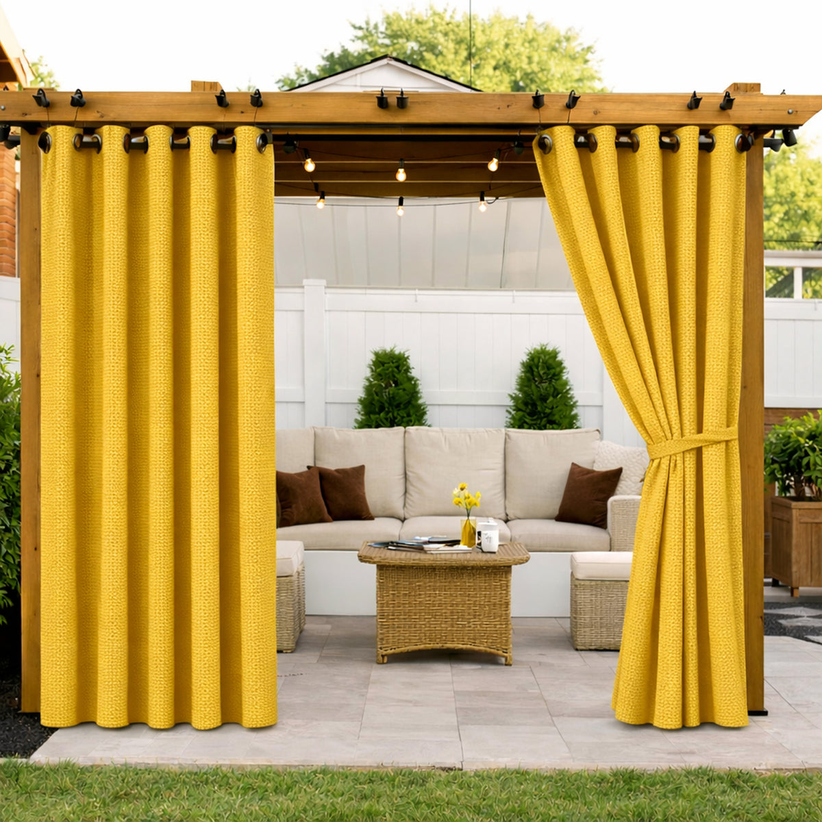 Sunbrella® Mezzo Sulfur Curtain