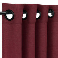 Sunbrella Natte Carmine Curtain
