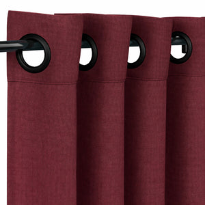 Sunbrella® Natte Carmine Curtain
