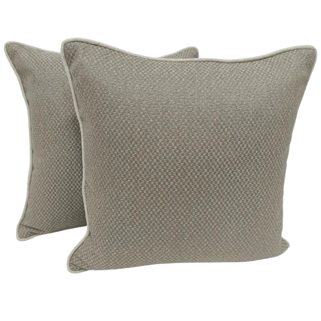 Elegant Textured Indoor Pillow Covers (16x16, Set of 2) | ZIPCushions