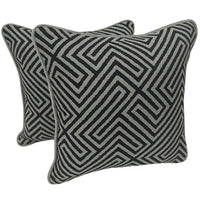 Modern Geometric Sunbrella Pillow Covers  (16x16, Set of 2)