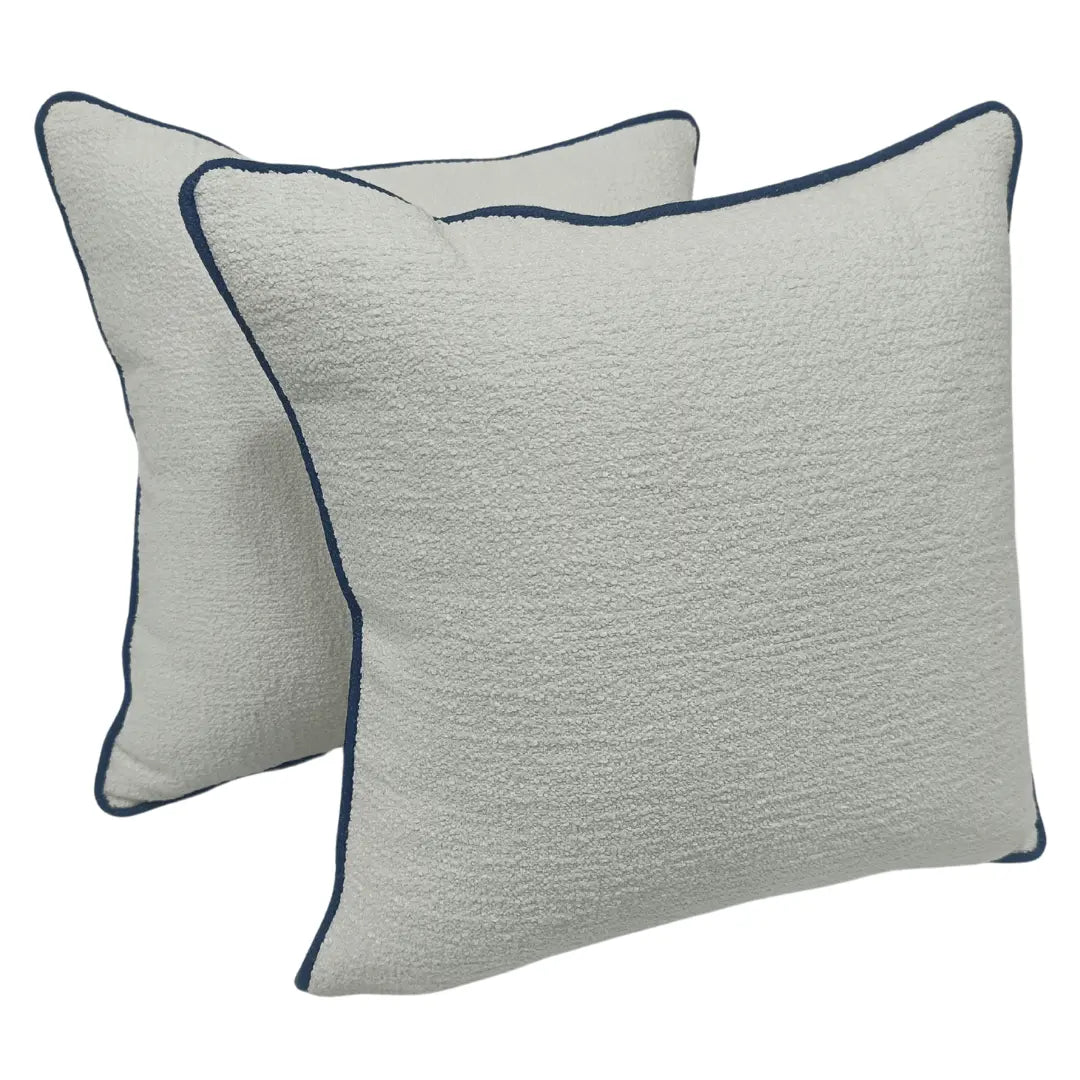 Chic & Plush Boucle Indoor Pillow Covers (16x16, Set of 2) | ZIPCushions