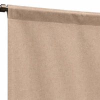 Sunbrella Natte Heather Chalk Curtain