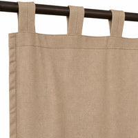 Sunbrella Natte Heather Chalk Curtain