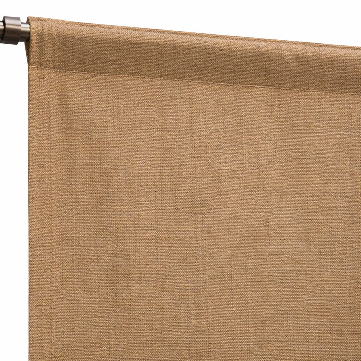 Sunbrella® Natte Heather Grey Curtain