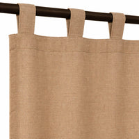 Sunbrella Natte Heather Grey Curtain