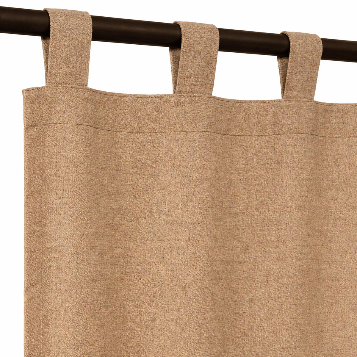 Sunbrella® Natte Heather Grey Curtain