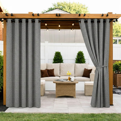 Sunbrella Bliss Smoke Curtain - Alternate image
