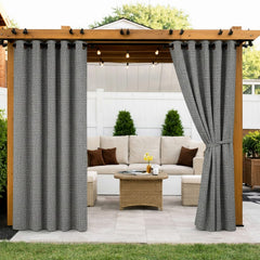 Sunbrella Bliss Smoke Curtain - alternate view