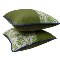 Nature-Inspired Decorative Pillow Covers for Indoor Spaces (16x16, Set of 2)