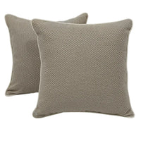 Textured Decorative Pillow Covers (16x16, Set of 2)