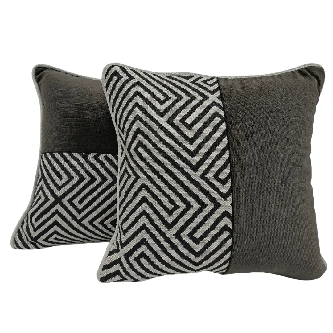 Modern Geometric Indoor Pillow Covers (16x16, Set of 2) | ZIPCushions