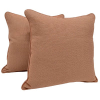 Warm & Elegant Indoor Pillow Covers (16x16, Set of 2)