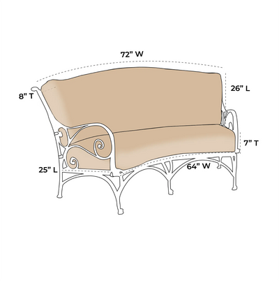 OW Lee Ashbury Cuddle Chair Replacement Cushion (Seat and back)
