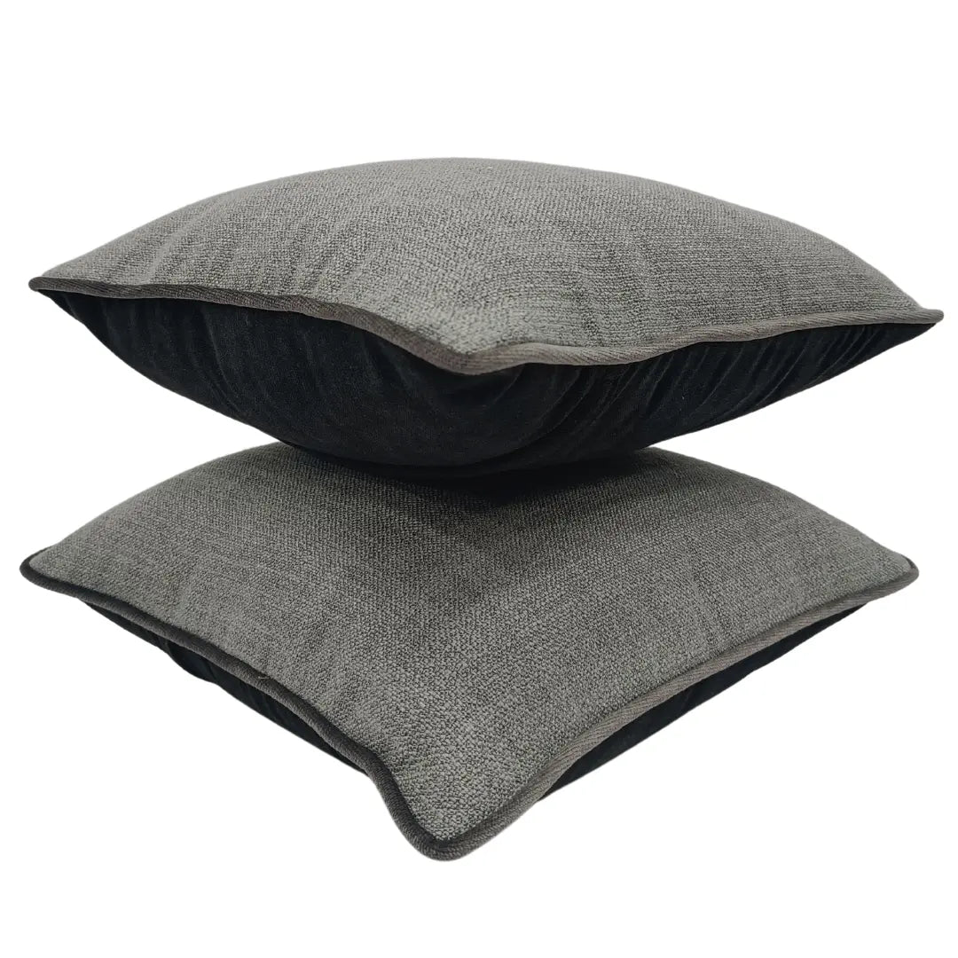 Stylish Two-Tone Pillows for a Cozy Interior (16x16, Set of 2) | ZIPCushions