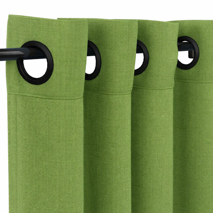 Sunbrella Spectrum Cilantro Curtain - Image 2 | ZIPCushions