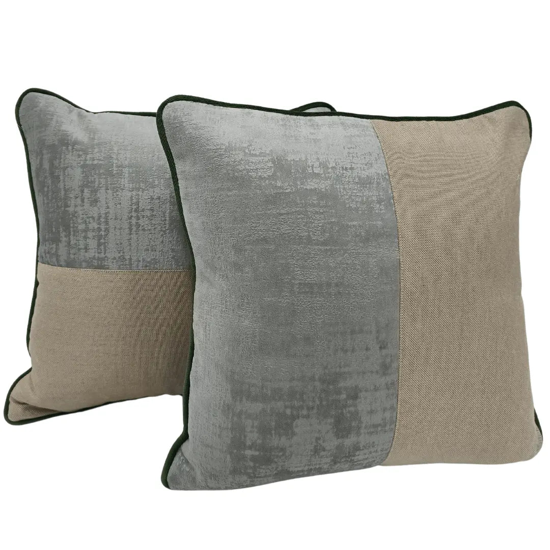 Contemporary Contrast Throw Pillow Covers (16x16, Set of 2) | ZIPCushions