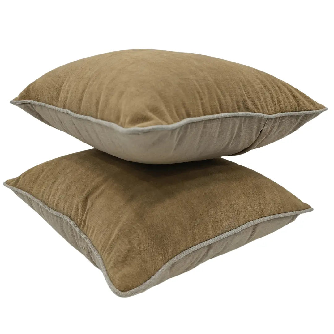 Earthy Elegance Indoor Pillow Covers (16x16, Set of 2) | ZIPCushions