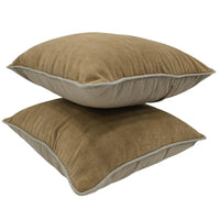 Earthy Elegance Indoor Pillow Covers  (16x16, Set of 2)