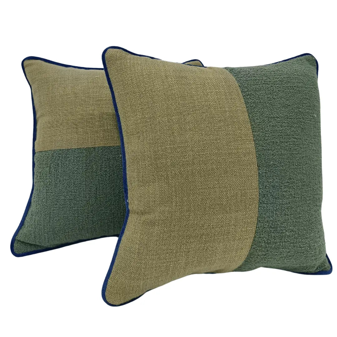 Cozy Textured Indoor Pillow Covers (16×16, Set of 2) | ZIPCushions