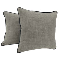 Timeless Textured Indoor Pillow Covers (16×16, Set of 2)