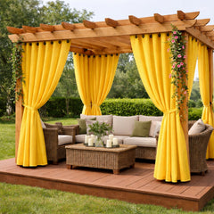 Sunbrella Spectrum Daffodil Curtain - alternate view