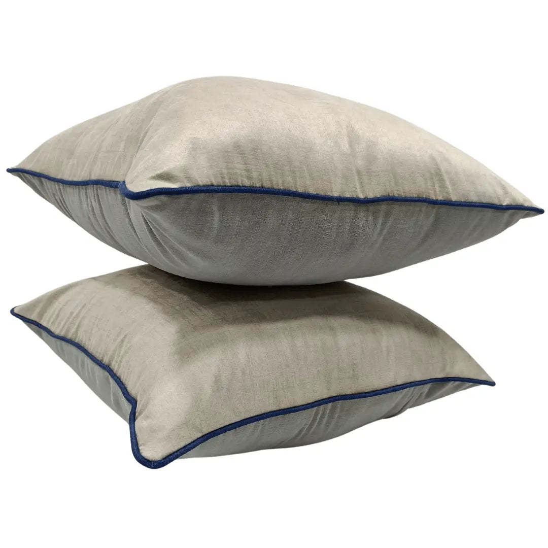 Modern Minimalist Velvet Pillow Covers (22×22,Set of 2) | ZIPCushions - view 2