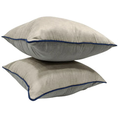 Modern Minimalist Velvet Pillow Covers (22×22,Set of 2) - Hover Image