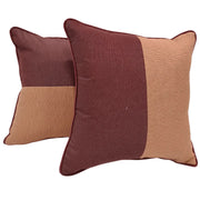 Rustic Elegance Two-Tone Pillow Covers | ZIPCushions