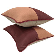 Rustic Elegance Two-Tone Pillow Covers | ZIPCushions