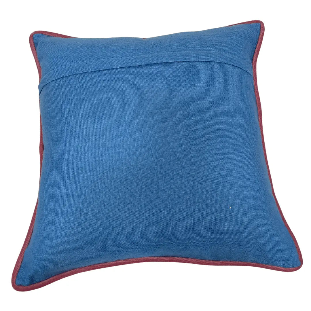 Serene Blue Contrast Pillow Covers | ZIPCushions - view 3