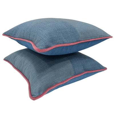 Serene Blue Contrast Pillow Covers - Alternate image