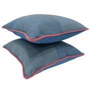 Serene Blue Contrast Pillow Covers | ZIPCushions